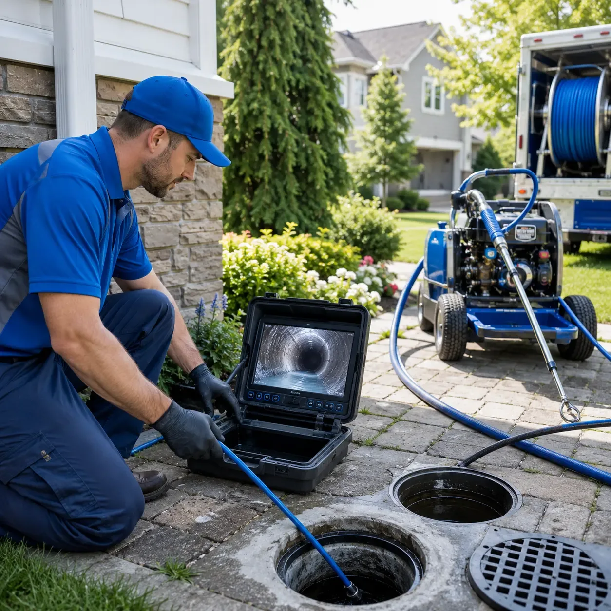 Outdoor drain cleaning professionals serving Bourbon, IN