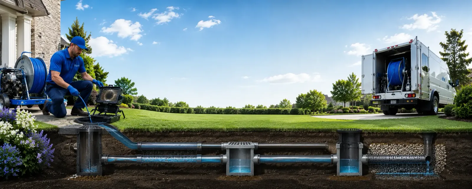 Outdoor drain cleaning information for Bourbon, IN